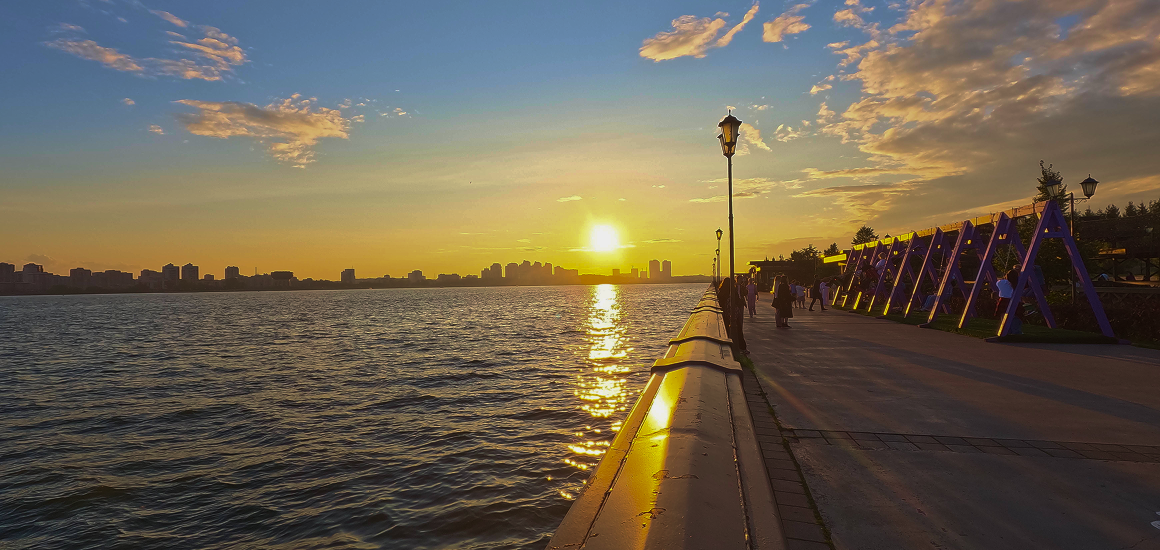 Набережная реки Казанки