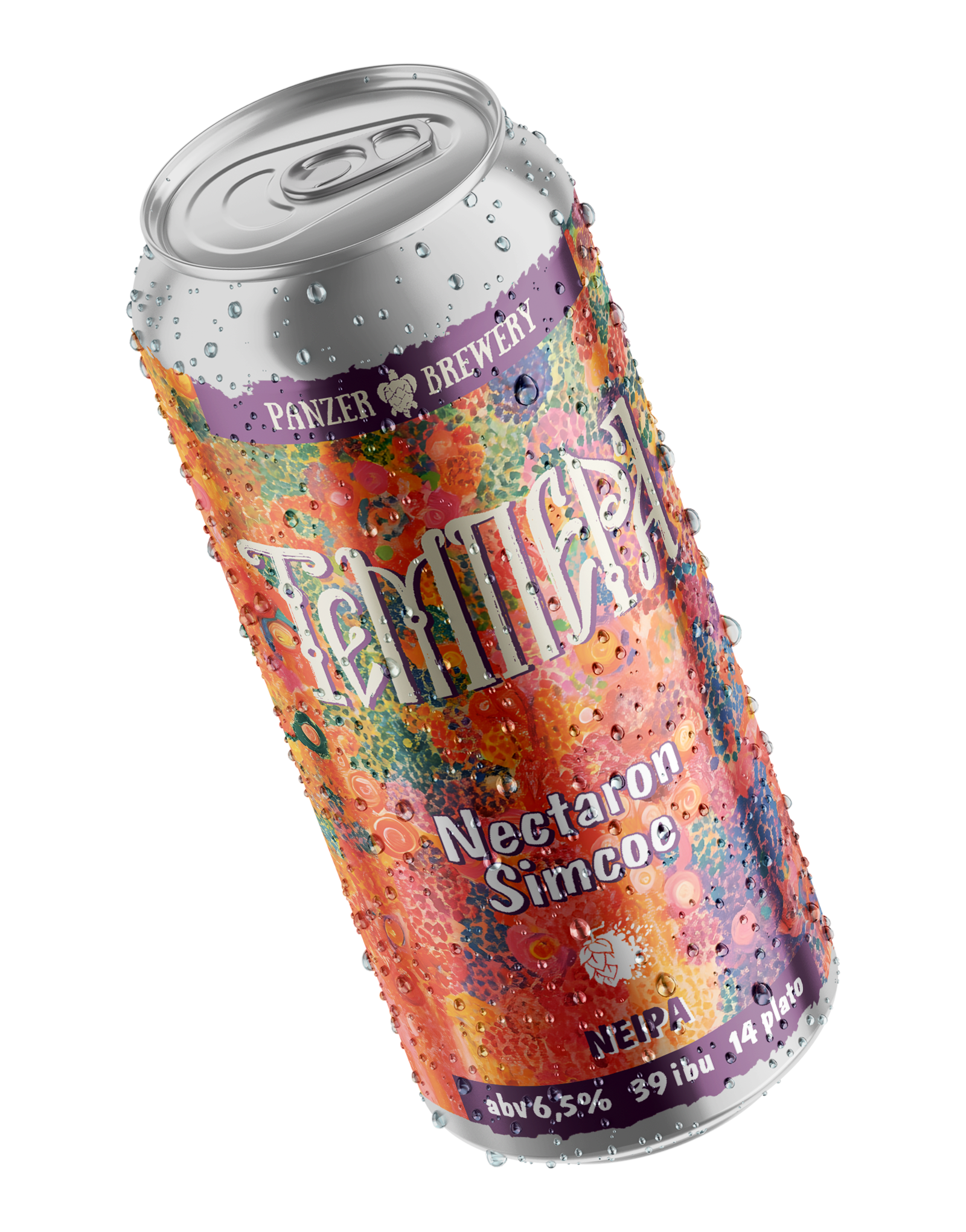 Банка пива Акварель Eclipse Sabro - American IPA от Panzer Brewery