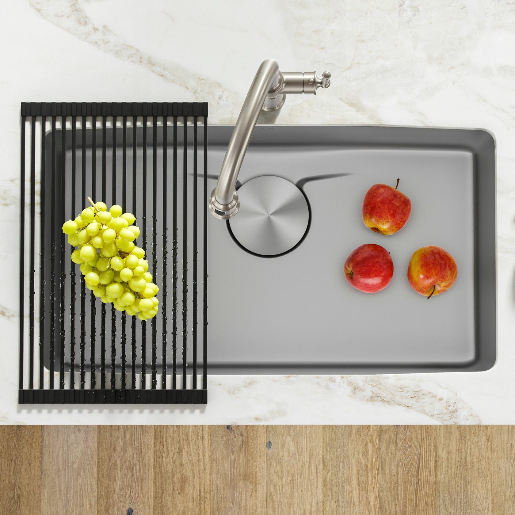 Кухонна мийка Kraus KD1US33B - изображение 5