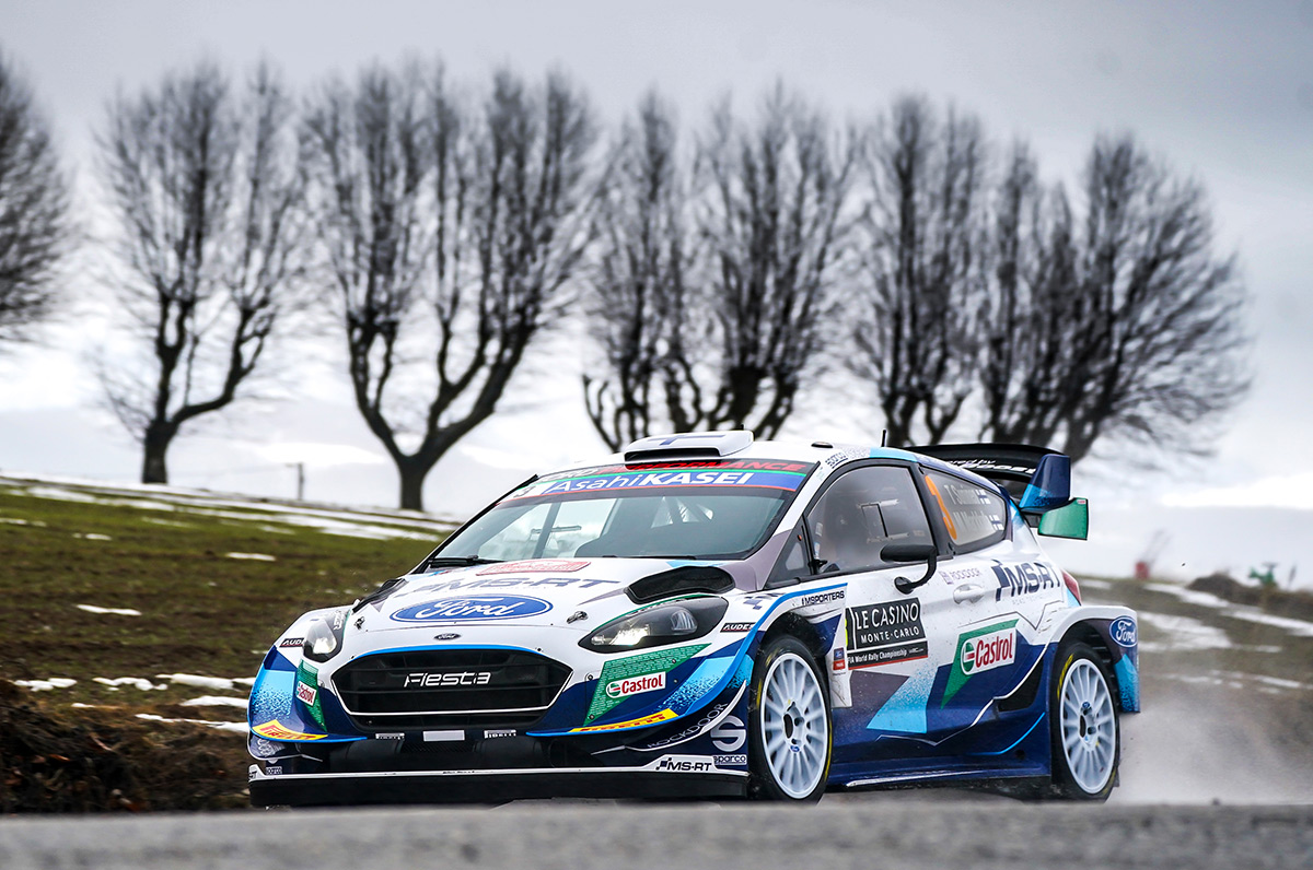 Теему Сунинен и Микко Марккула, Ford Fiesta WRC, ралли Монте-Карло 2021