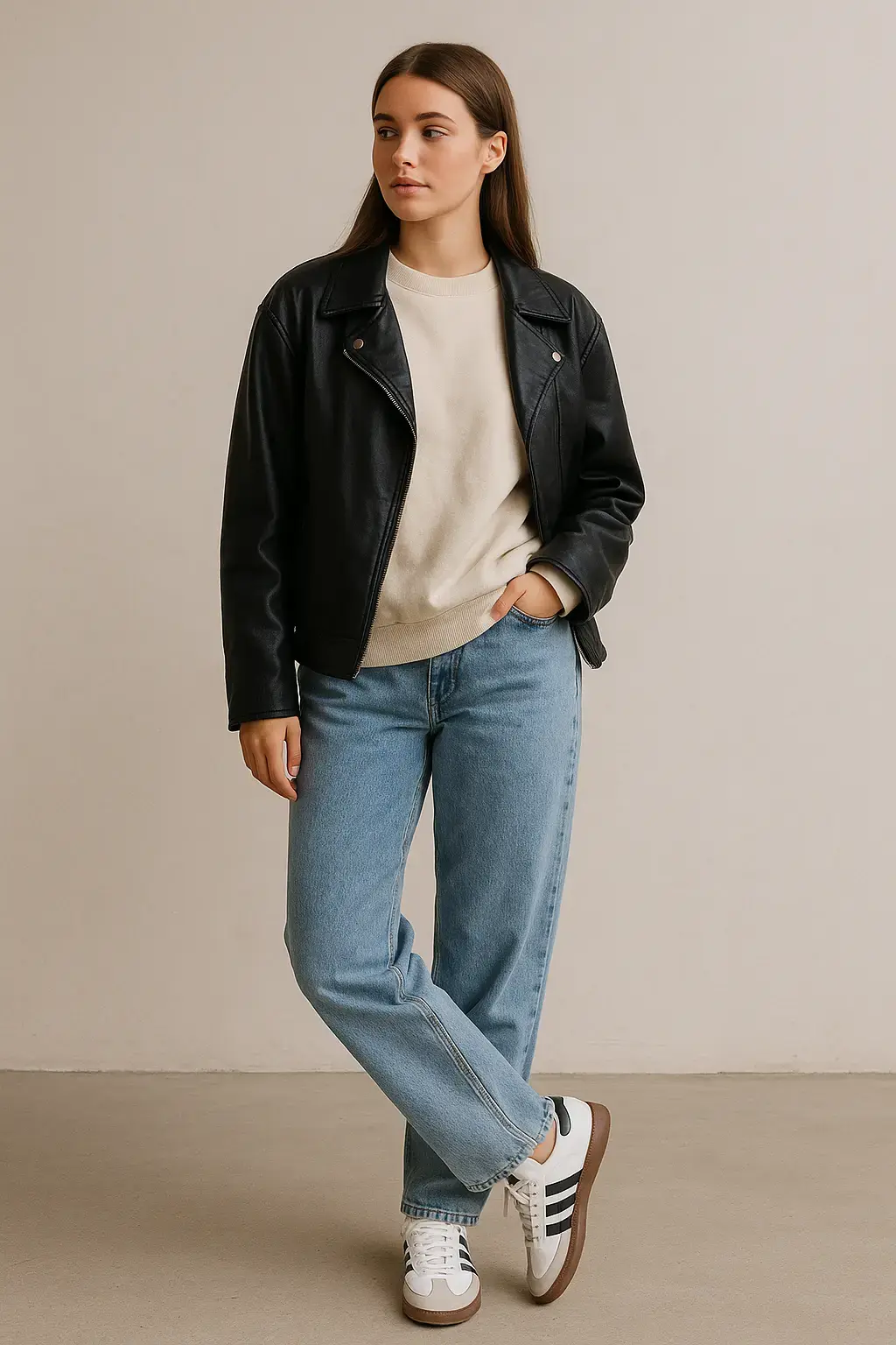 adidas samba с чем носить девушкам?