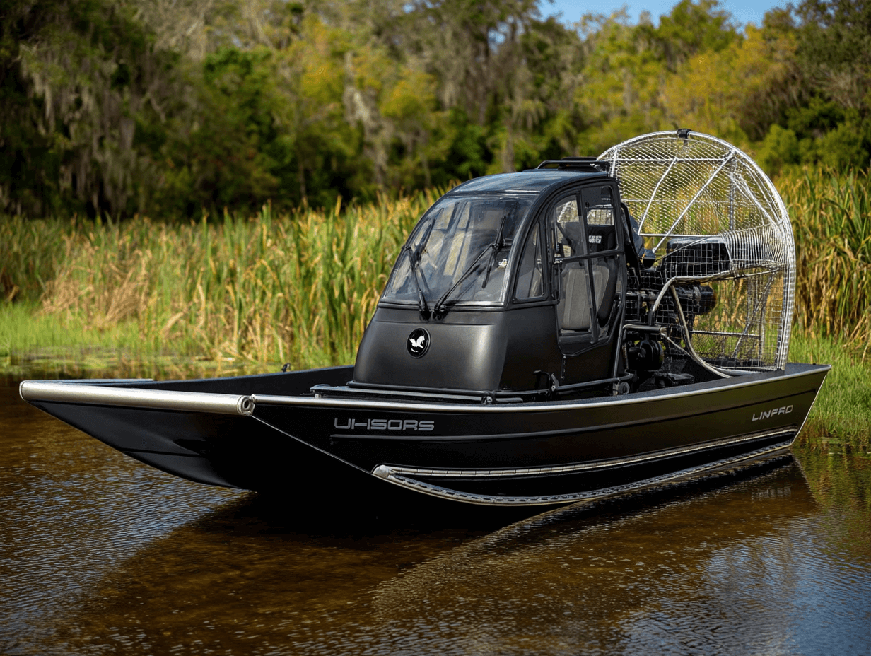 Аэролодка из ПНД с закрытой кабиной