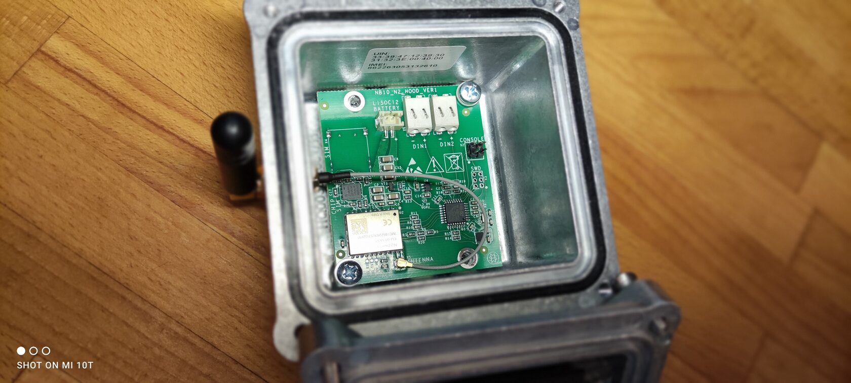 NB-IoT датчик вскрытия бункеров IoT 1 AI