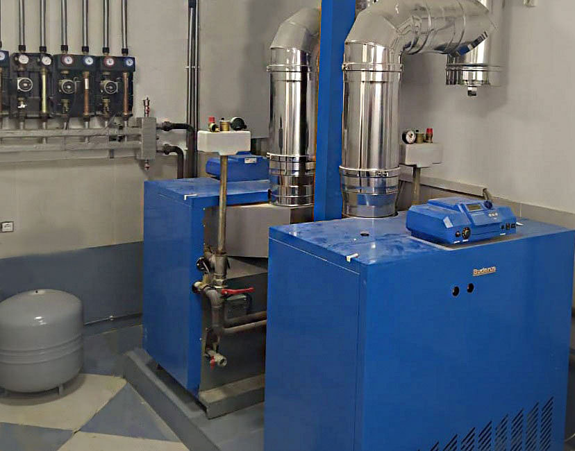 Монтаж и обвязка газового котла напольного.