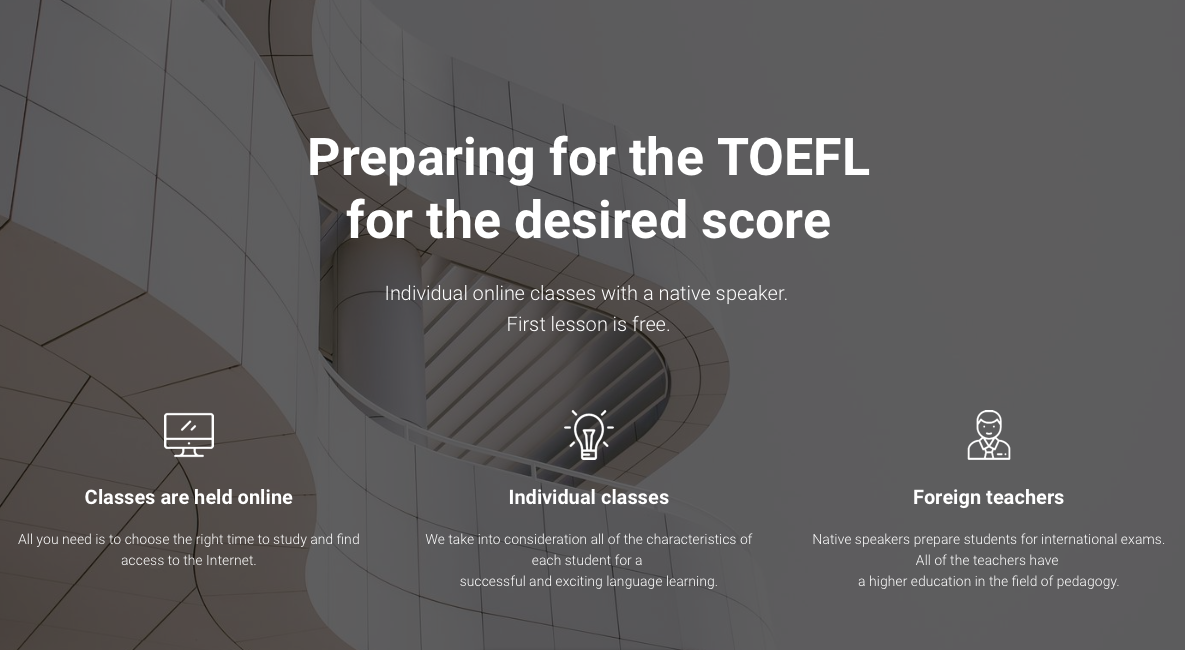 the TOEFL exam desired the for preparing for score \u2013