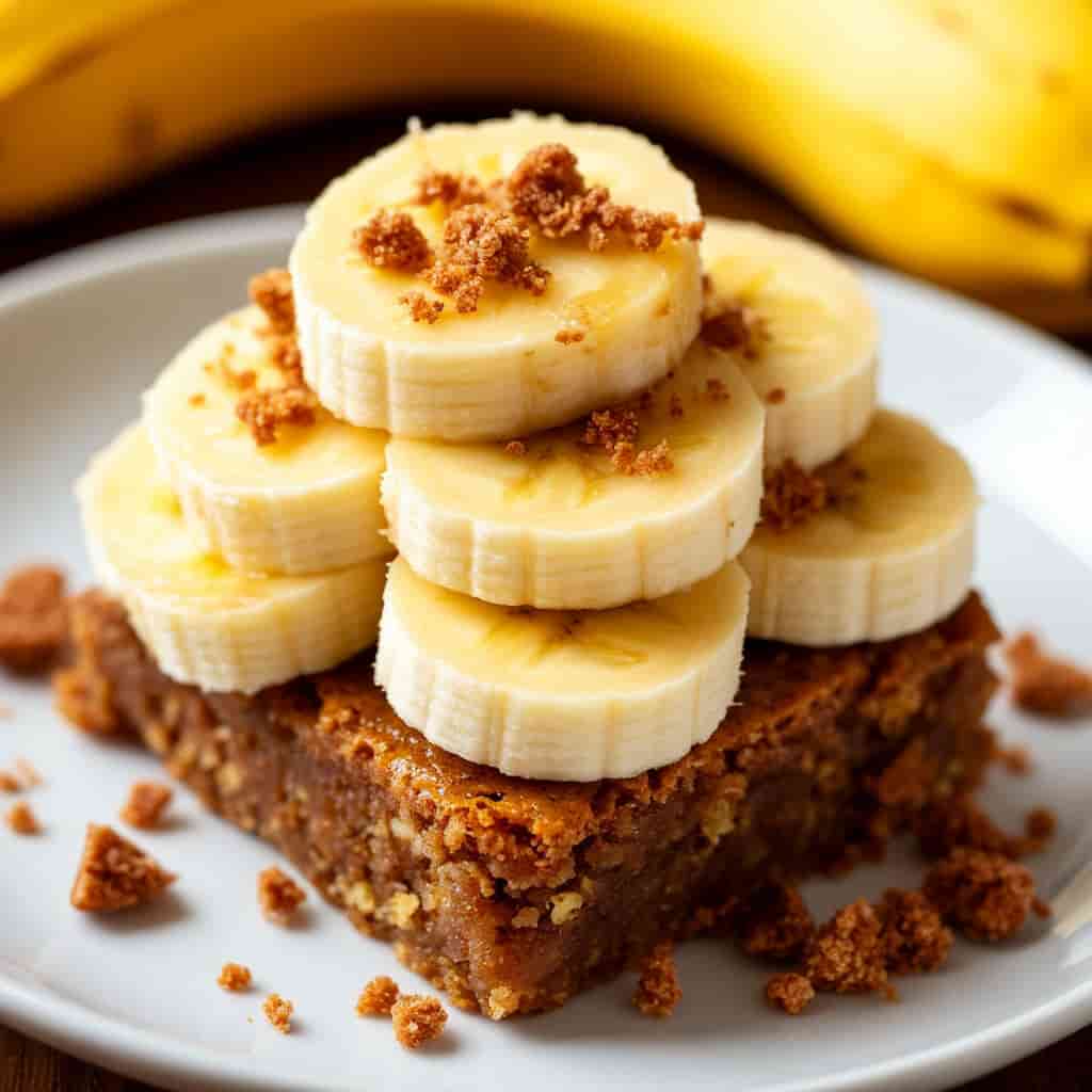 Банановый ПП десерт с какао и шоколадной стружкой