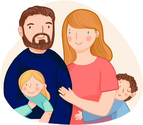 счастливая семья