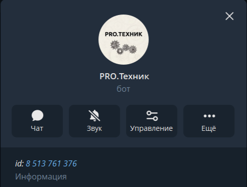 Главный экран SalesBot