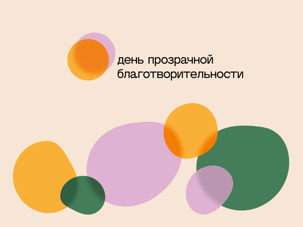 Принцип разумного сочетания. День прозрачной благотворительности 2022 года.