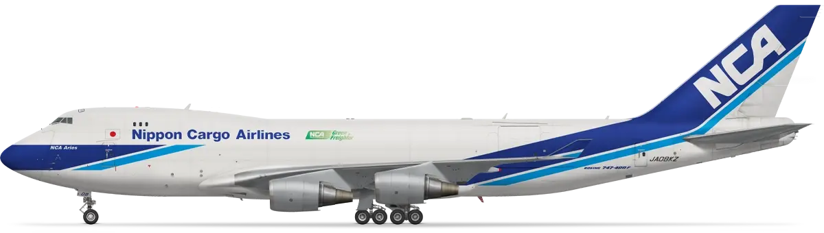 Nippon Cargo Airlines, Boeing 747-400F,  Jumbojet