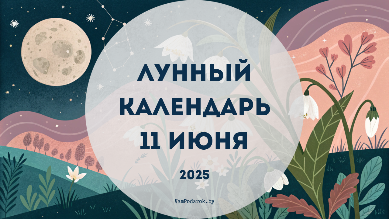 Лунный календарь на 11 июня 2025 года