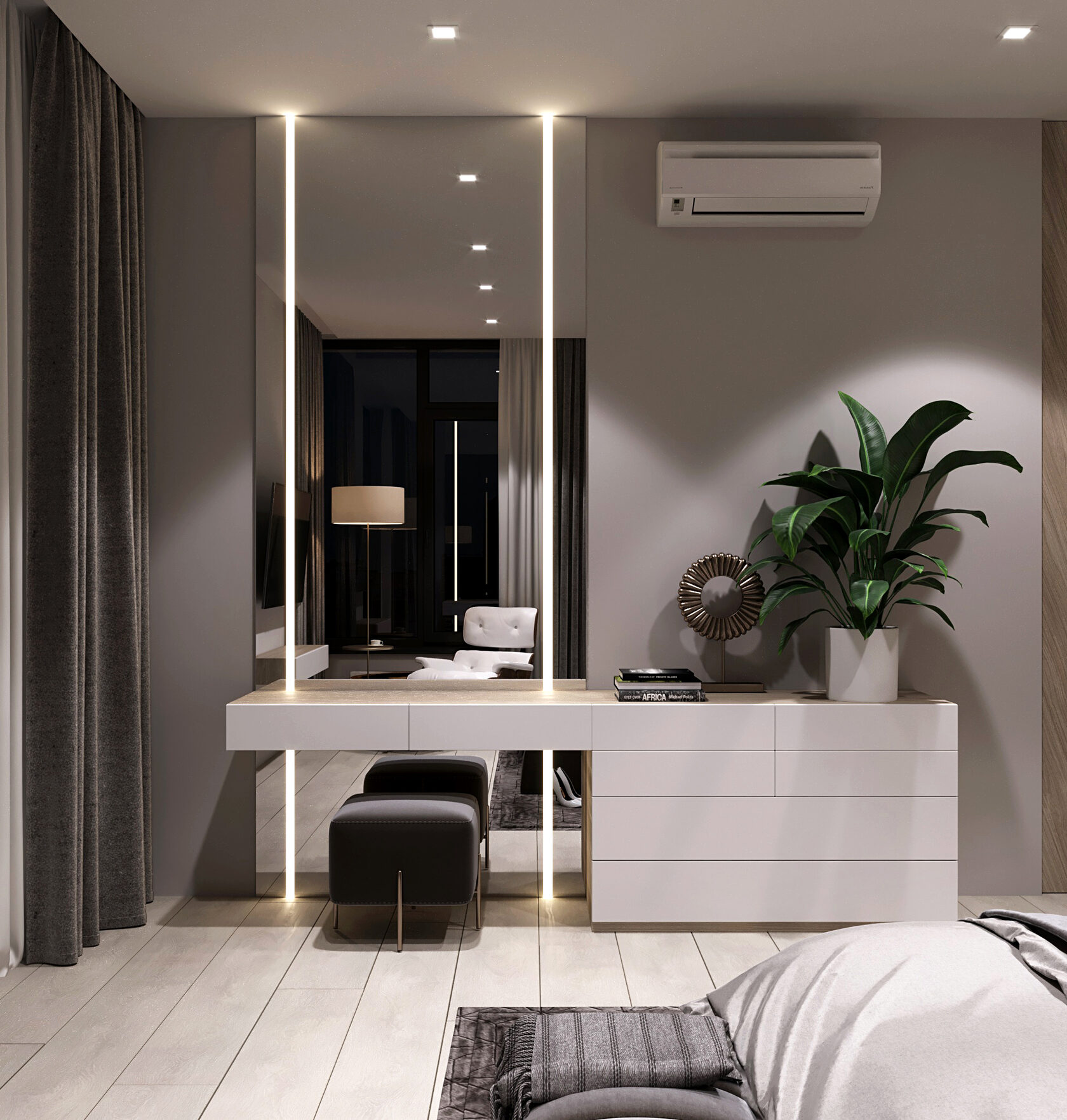 Современный дизайн 3 комнатной квартиры 2021