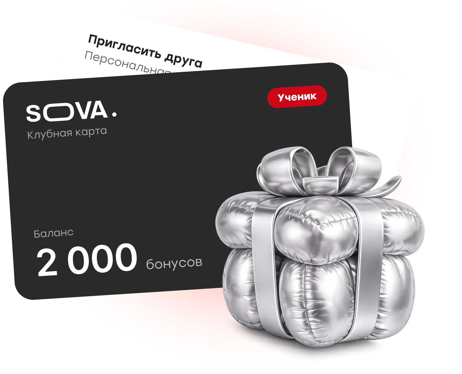 Клубная карта Университета SOVA и подарок