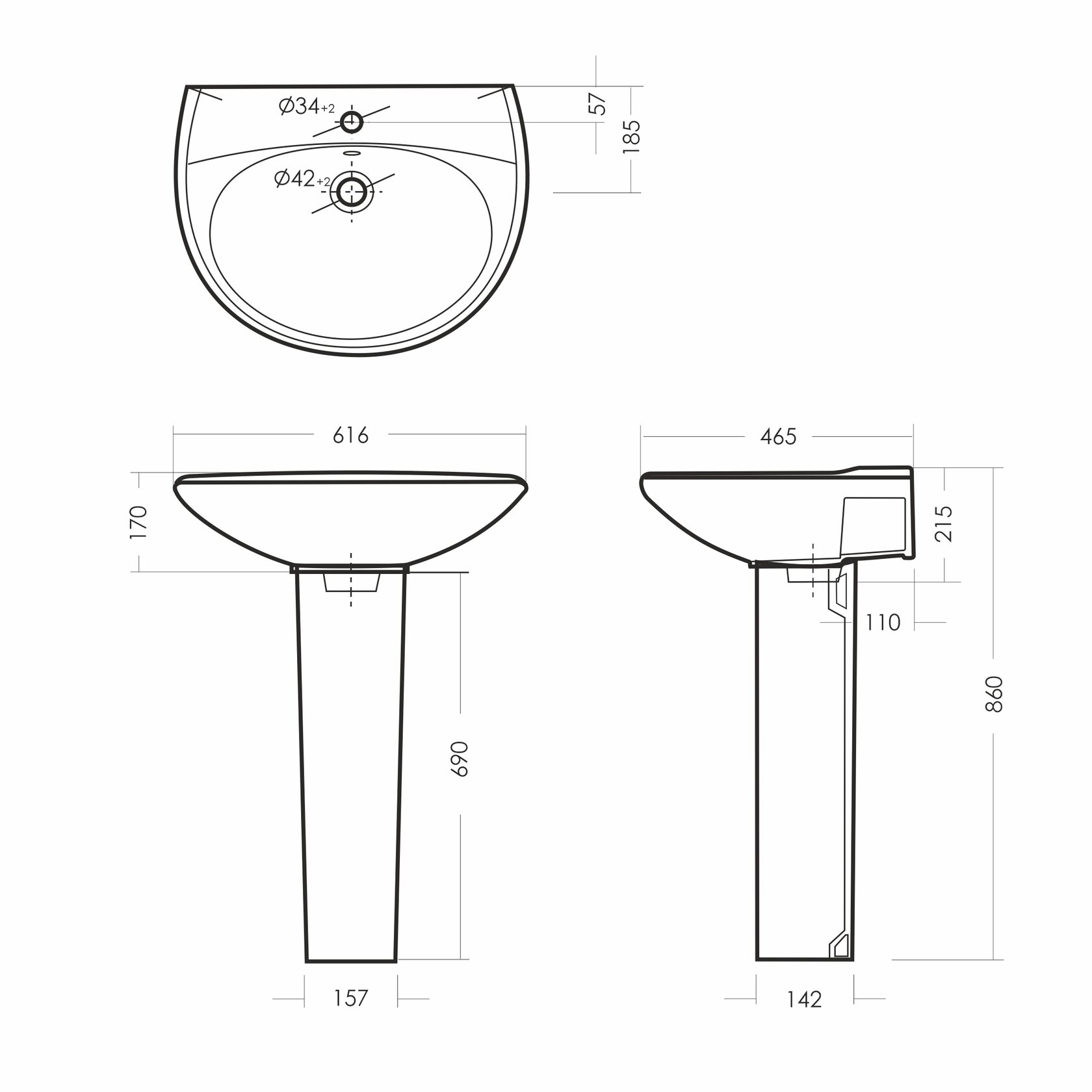 Умывальник Виктория