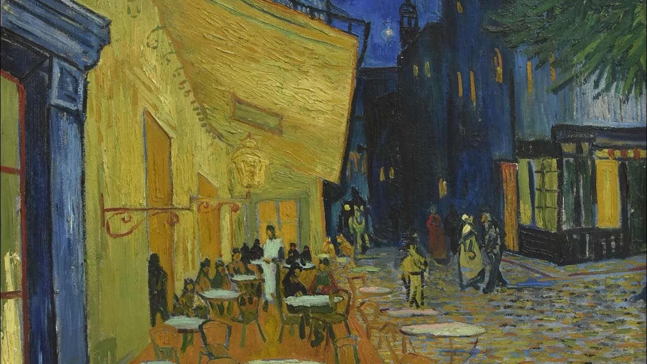 Cafe Terrace at Night - Cross Stitch Pattern, Pdf Format, Delivered by Email, Vincent Van Gogh, Art Cross Stitch - Etsy Cafe ter