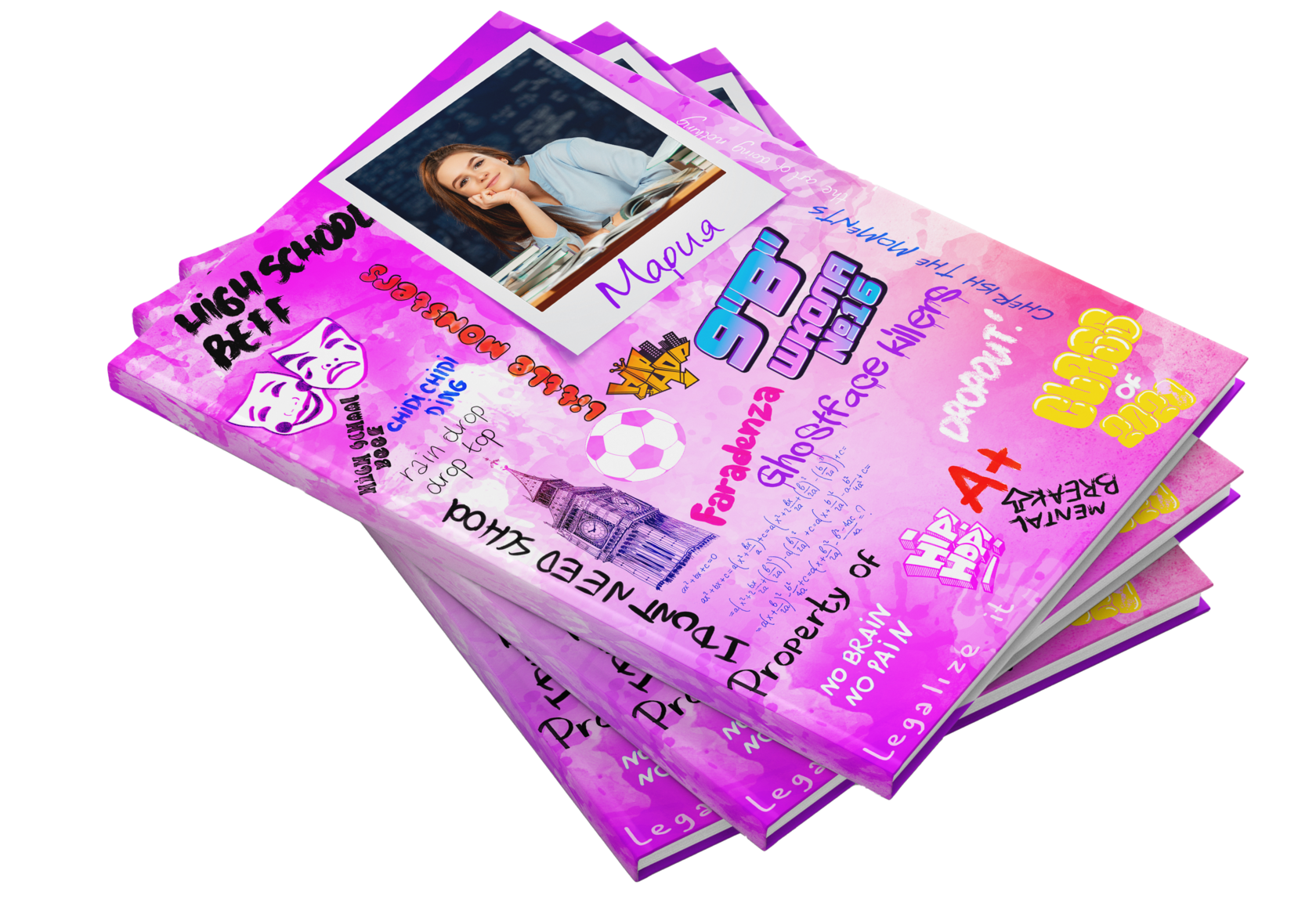 Заказать школьный альбом на выпускной 9 класса в Москве