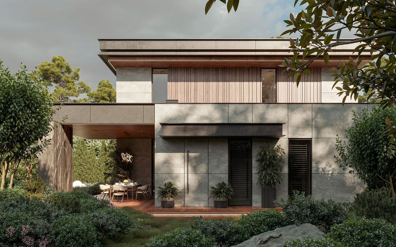 VILLA SERENITY — материалы проекта
