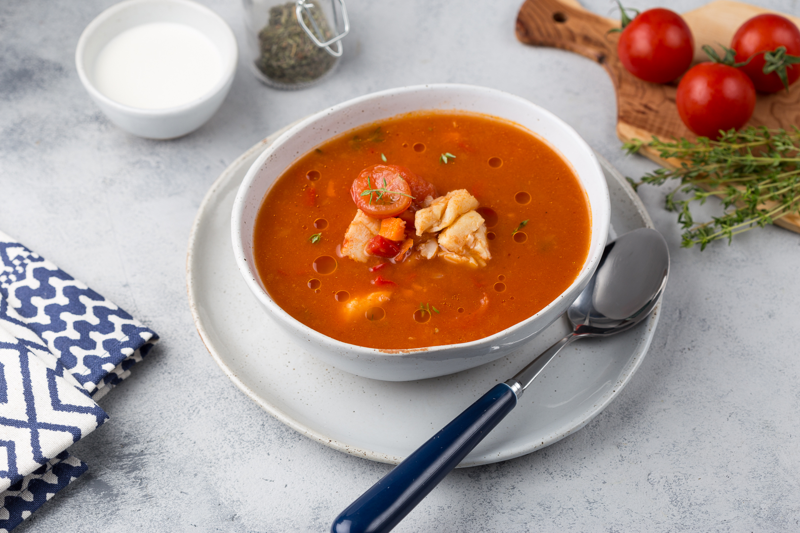 Томатный суп с курицей и сельдереем – рецепт приготовления с фото | Elementaree