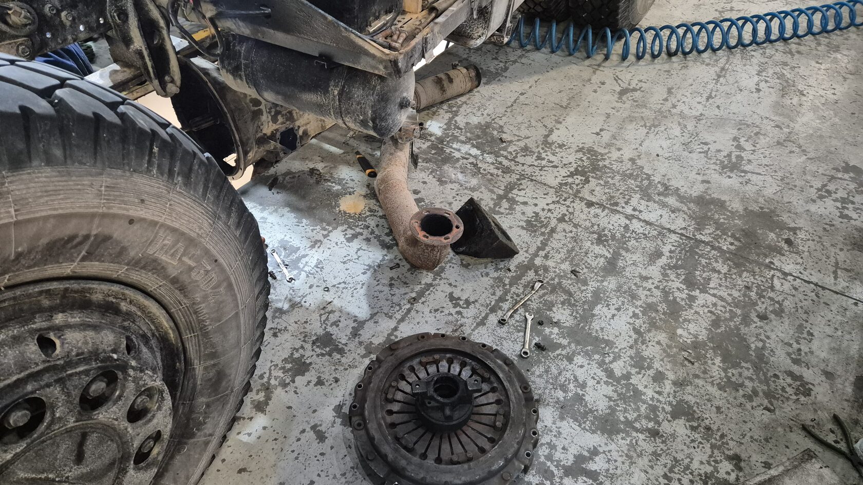 Замена сцепления МАЗ