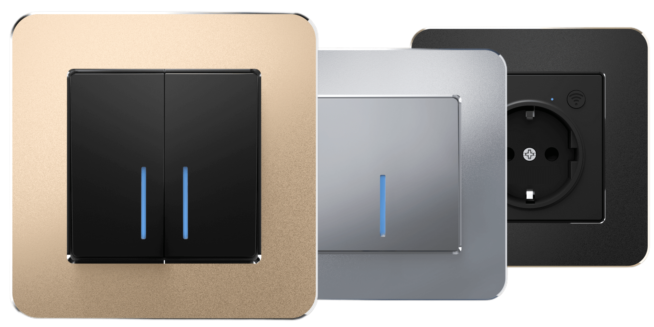 Выключатели, розетки, рамки, механизмы серии Elite