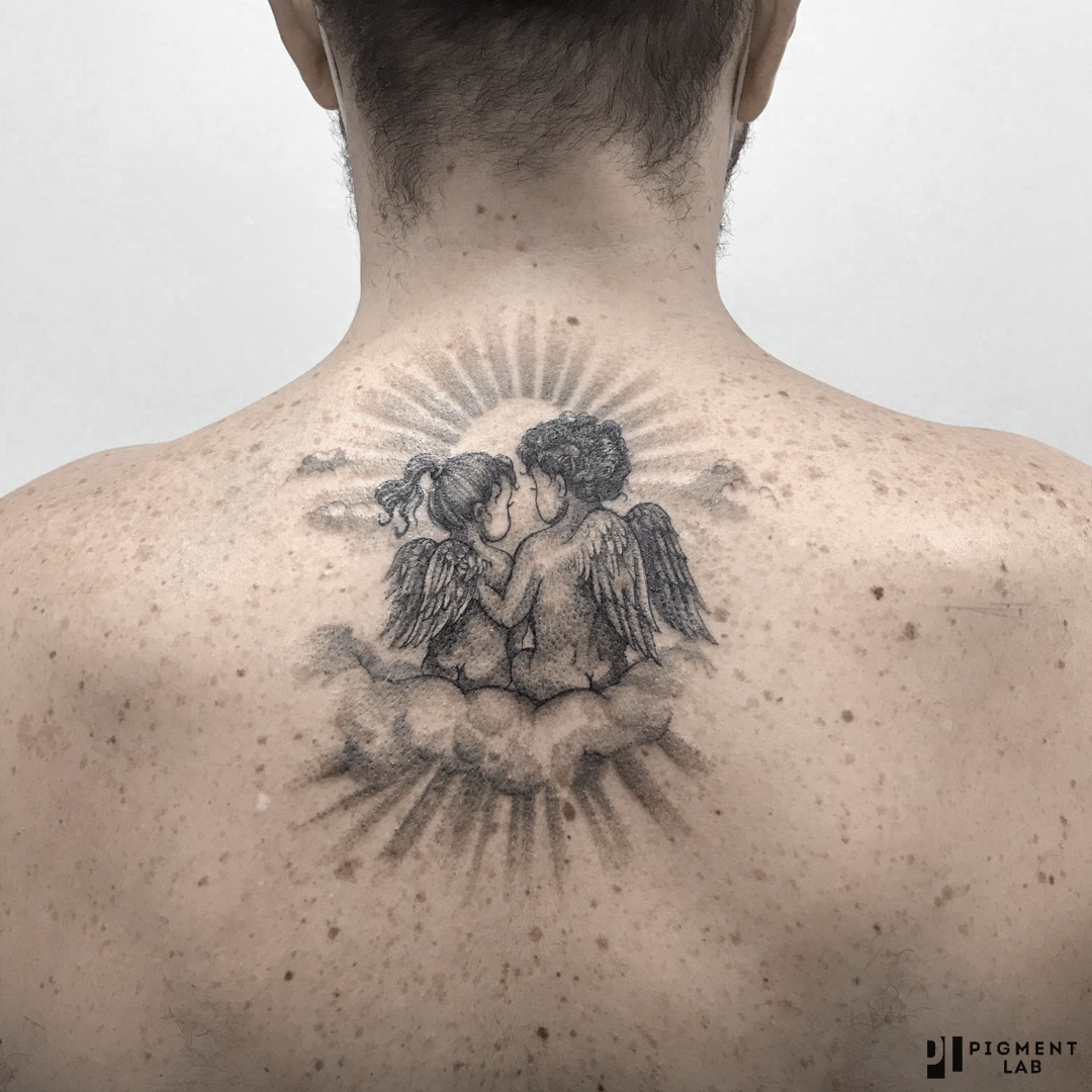 Тату на спине в СПб: виды и цены татуировок на спине