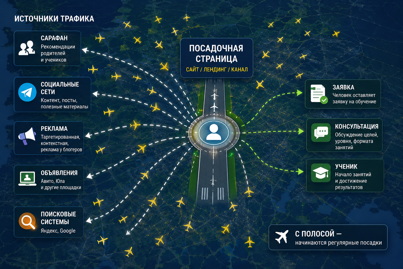 Посадочная страница для репетитора