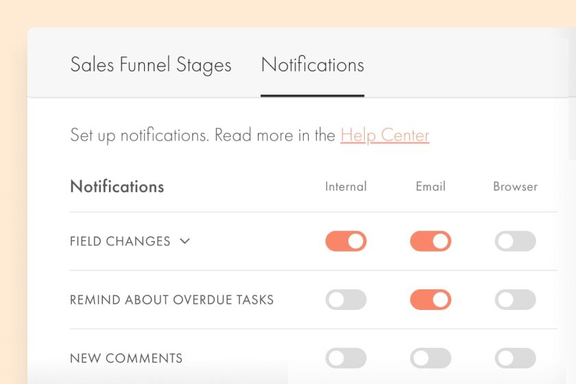 Notification Settings