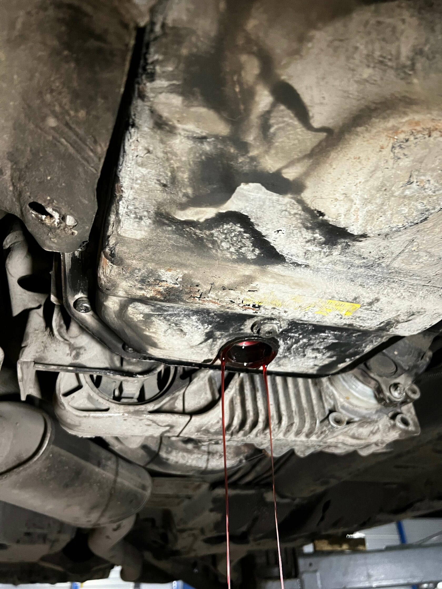 Корректировка уровня масла АКПП