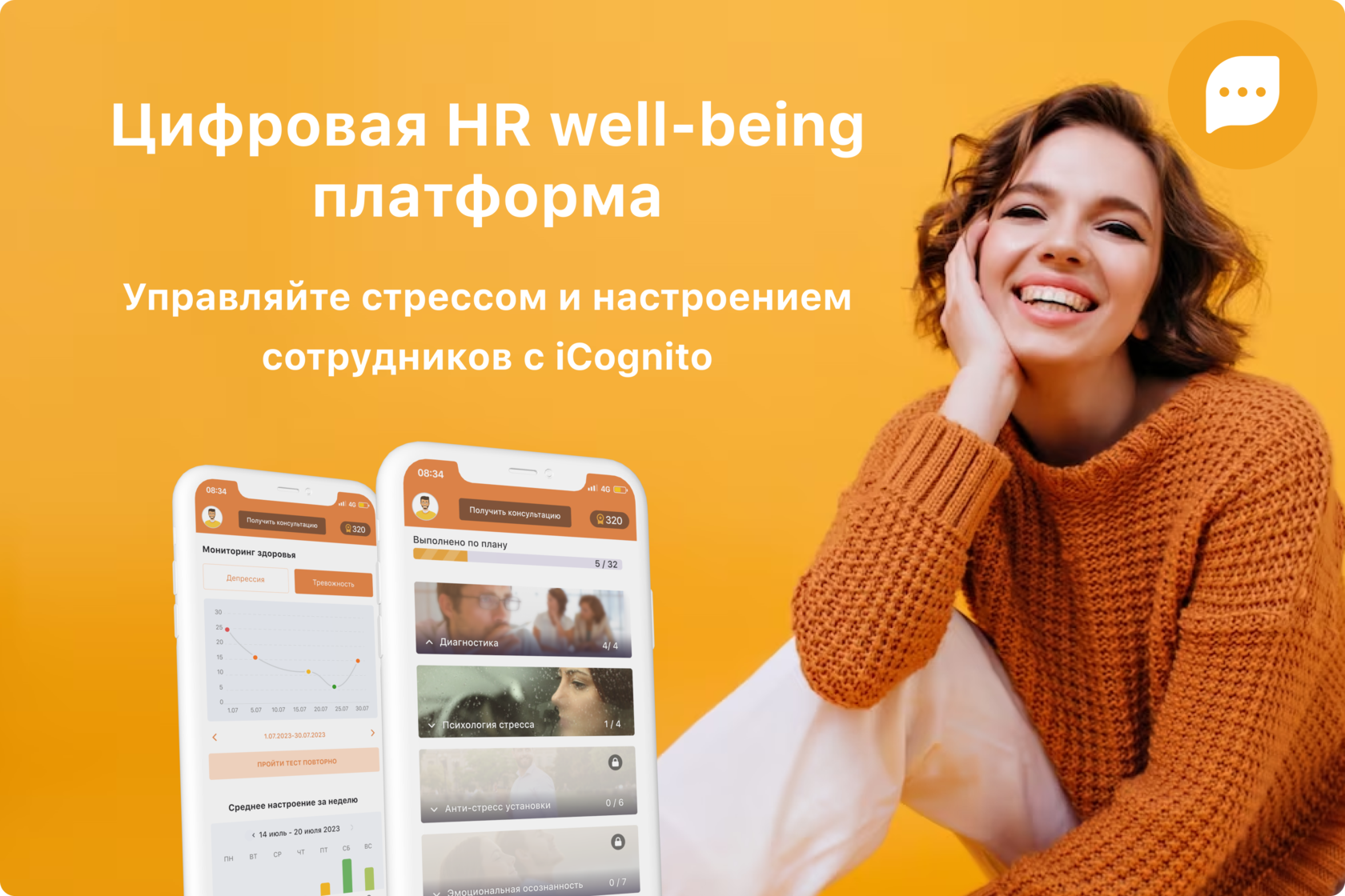 HR платформа управления стрессом iCognito