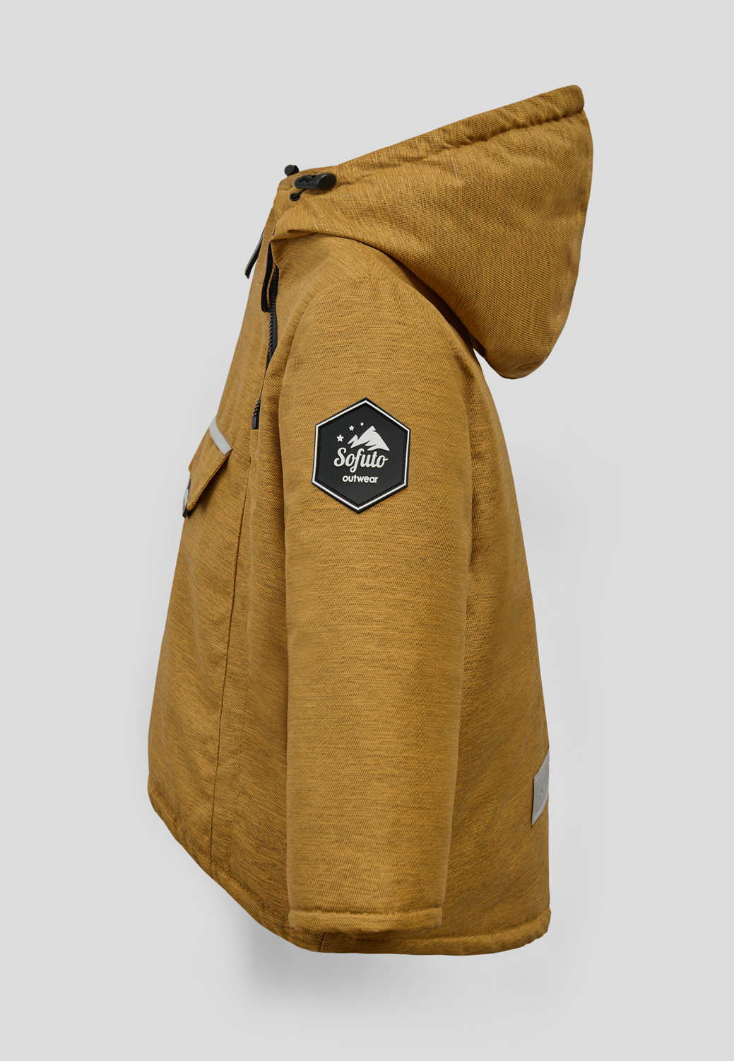 съемка куртки сбоку для карточки товара