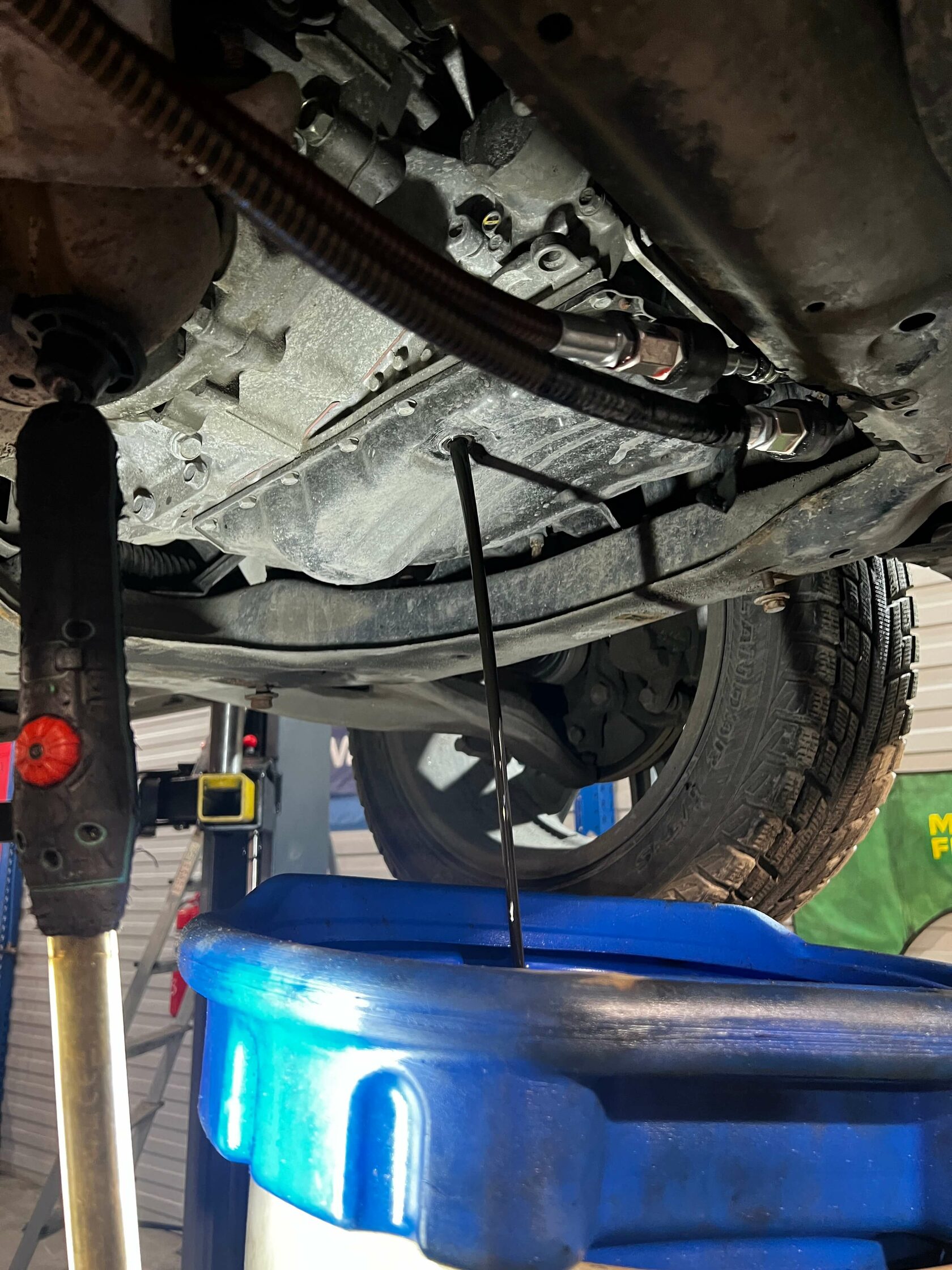 Демонтаж поддона вариатора