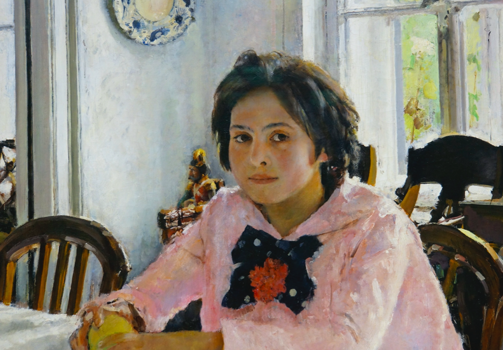 Who did paint the girl with peaches. Девочка с персиками (портрет в. с. Мамонтовой). 1887. Девочка с персиками Абрамцево. Третьяковская галерея девочка с персиками.