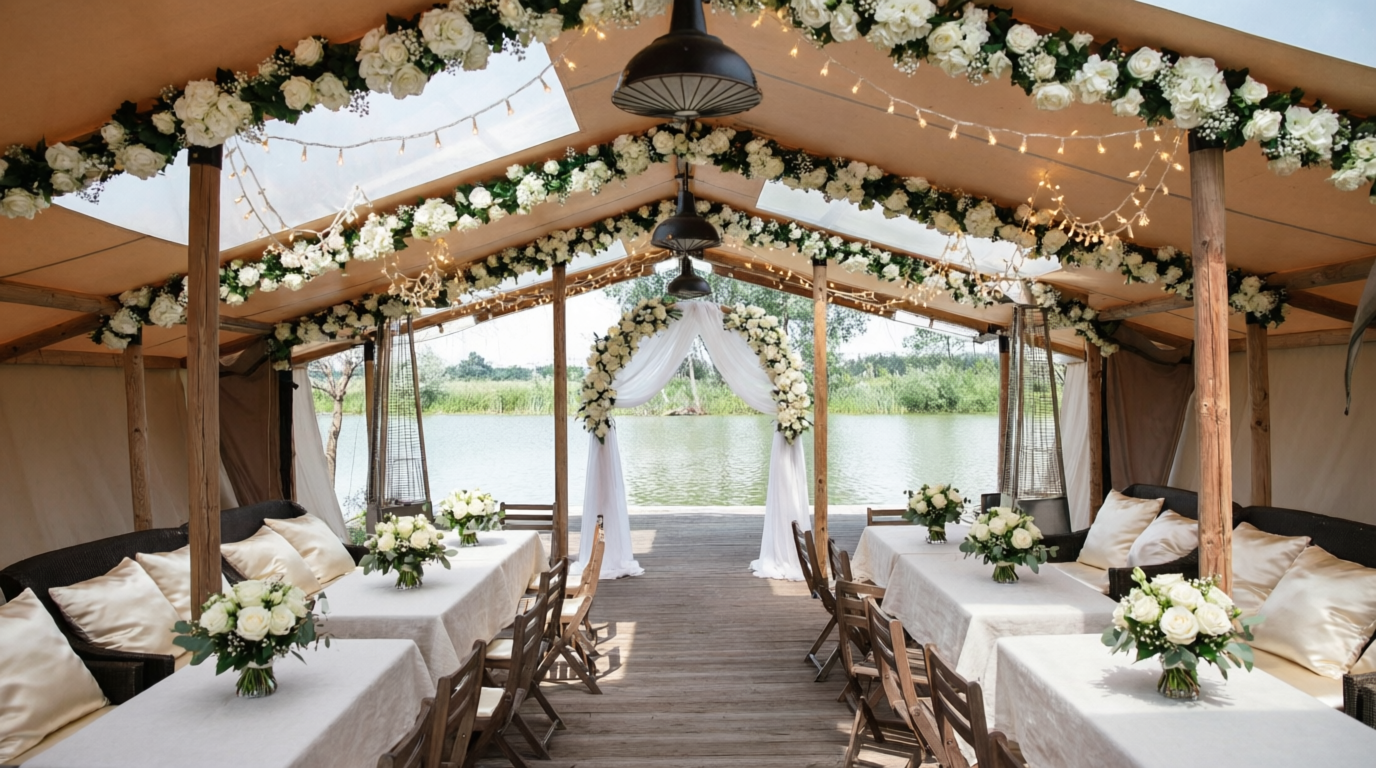 Свадьба на природе в Подмосковье недорого