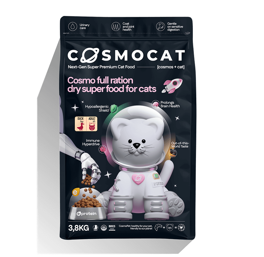 Корм COSMOCAT Утка для кошек