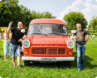 Фотофургон Френк для Lays на Пикнике Афиши 2016