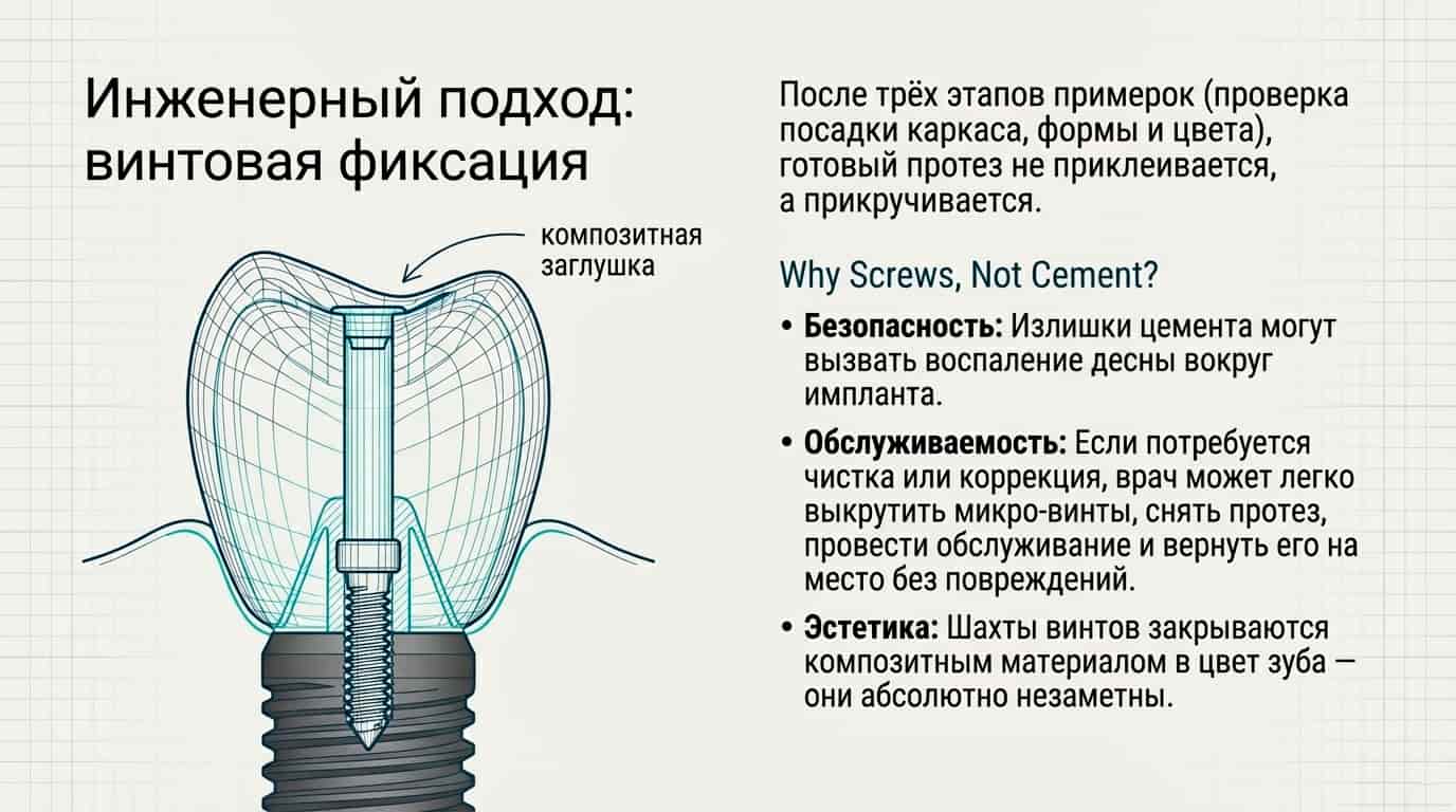 Примерки протеза, прототипирование и финальная фиксация
