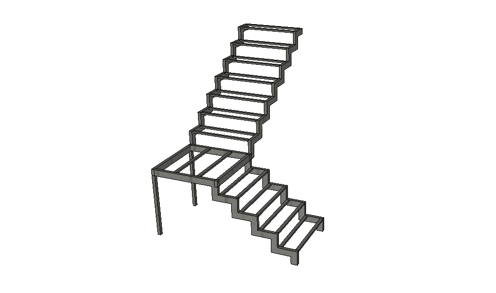 лестница Г образная