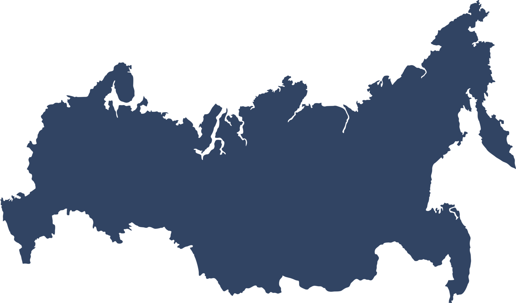 Карта доставки по России
