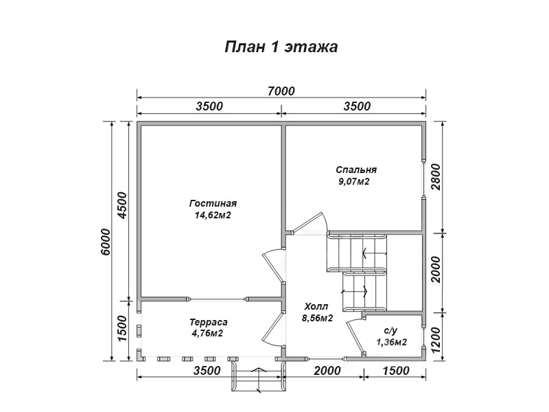 3500 2. Каркасный дом 84 м2. Сроки строительства каркасного дома 72 м2. Планировка каркасного дома с двумя верандами Каскад. Каркасный дом вес 1 м2.