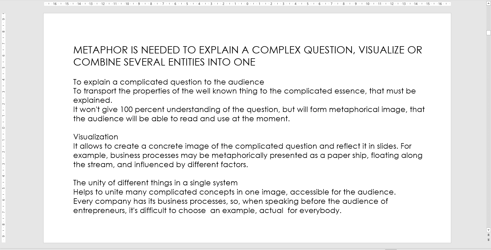 Added a thesis title to the previous slide