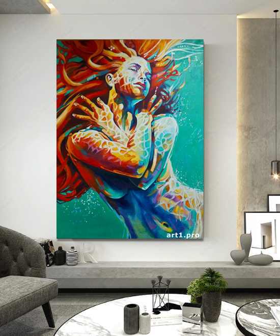 картина русалочка