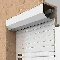 Комбинированный монтаж рольворот коробом наружу