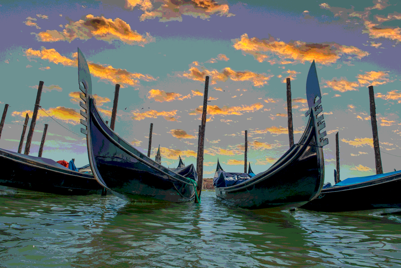 Италия. Нос гондолы