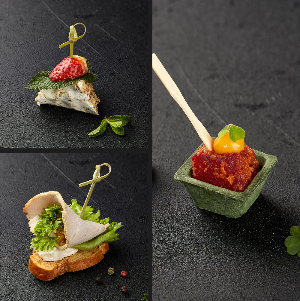 Бокс с канапе на гпажках от фурсет