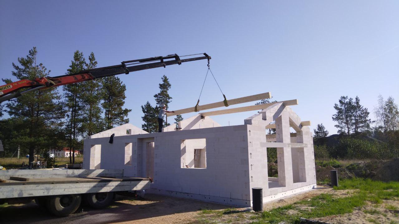 Быстровозводимый дом в Гулькевичах отделка