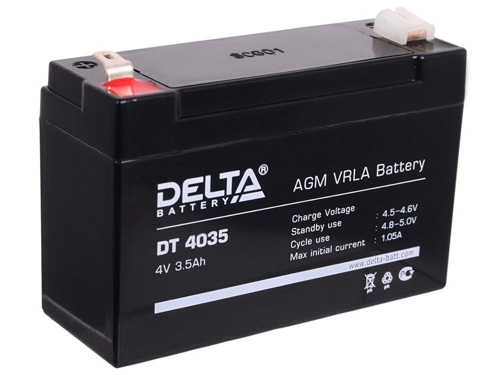 Battery ru. Delta DT 4035. Аккумулятор Дельта ДТ 4035. Аккумулятор Delta DT 4035. Delta DT 4035 (4в/3.5Ач).