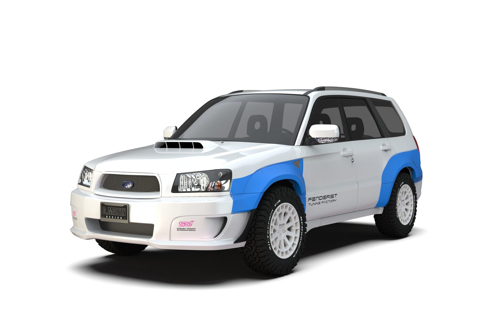 Fender Flares Set / Wide Body Kit SUBARU FORESTER STI 02-05 ACTIVE VACATION