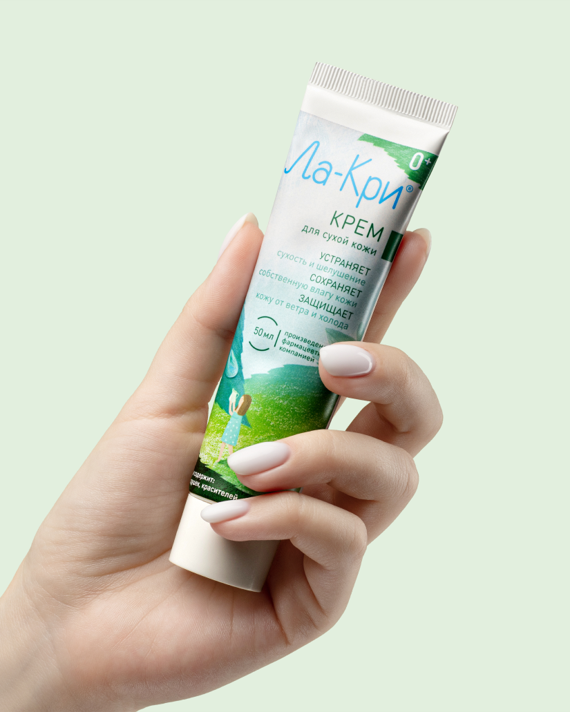 Ребрендинг детской косметики Ла-Кри | Кейс OTVETDESIGN