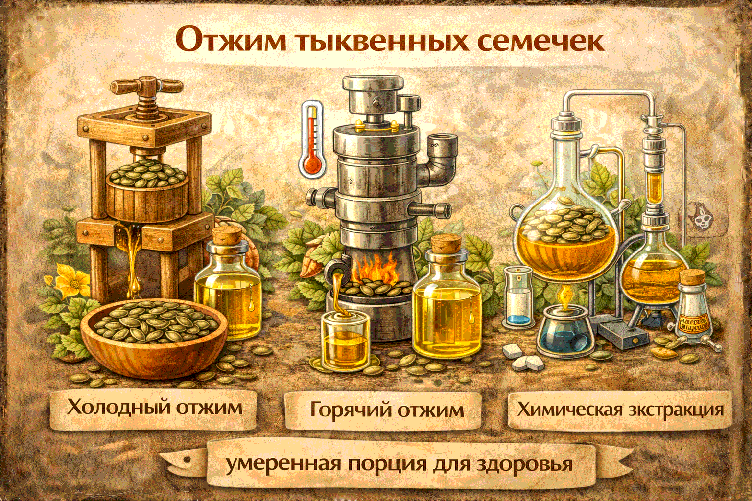 Семечки и масло