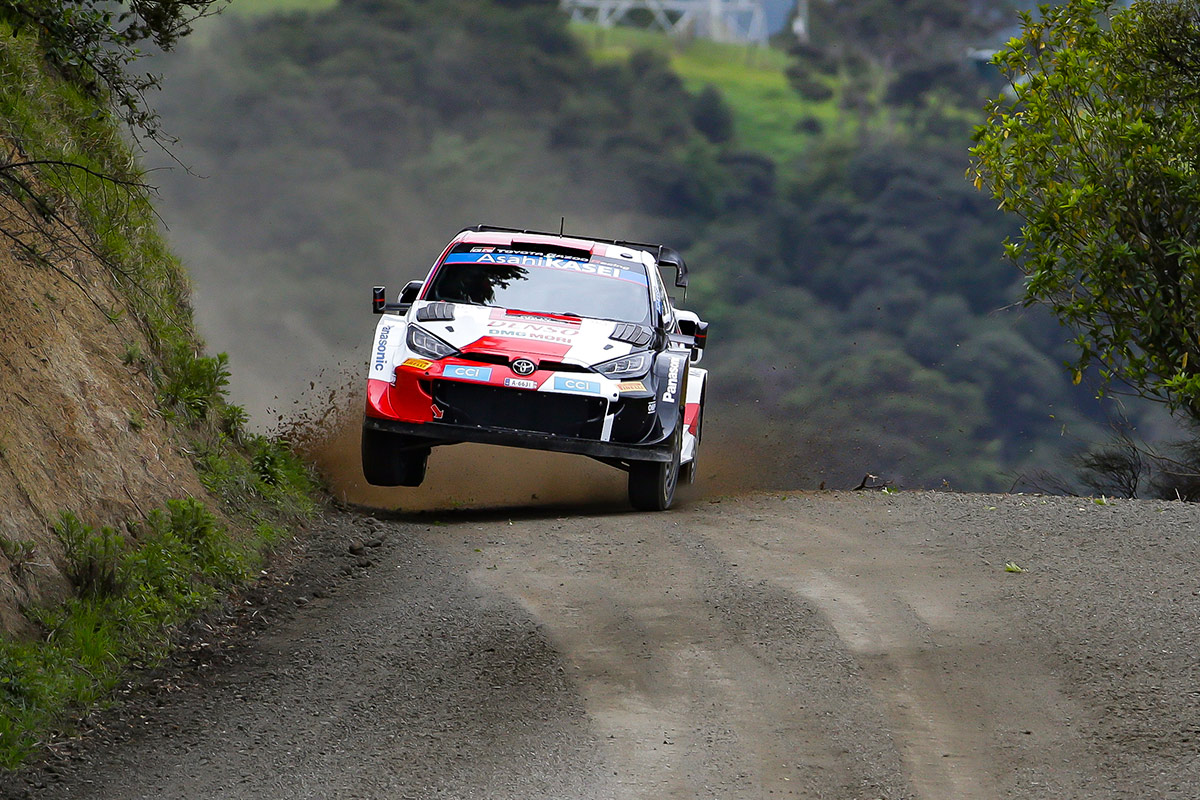 Элфин Эванс и Скотт Мартин, Toyota GR Yaris Rally1 (A-6631), ралли Новая Зеландия 2022